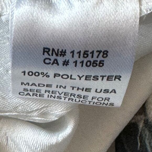 Komarov Midnight Vine Black Print Chiffon Whiskered Floral Midi Dress Sz XS - Picture 4 of 7